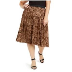 Charter Club Plus animal print skirt